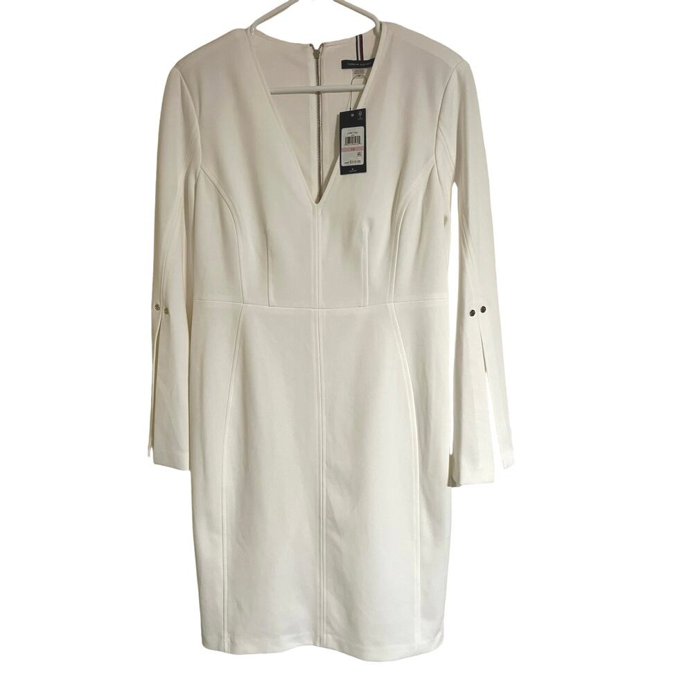 Tommy Hilfiger Lined Ivory Dress Size 10